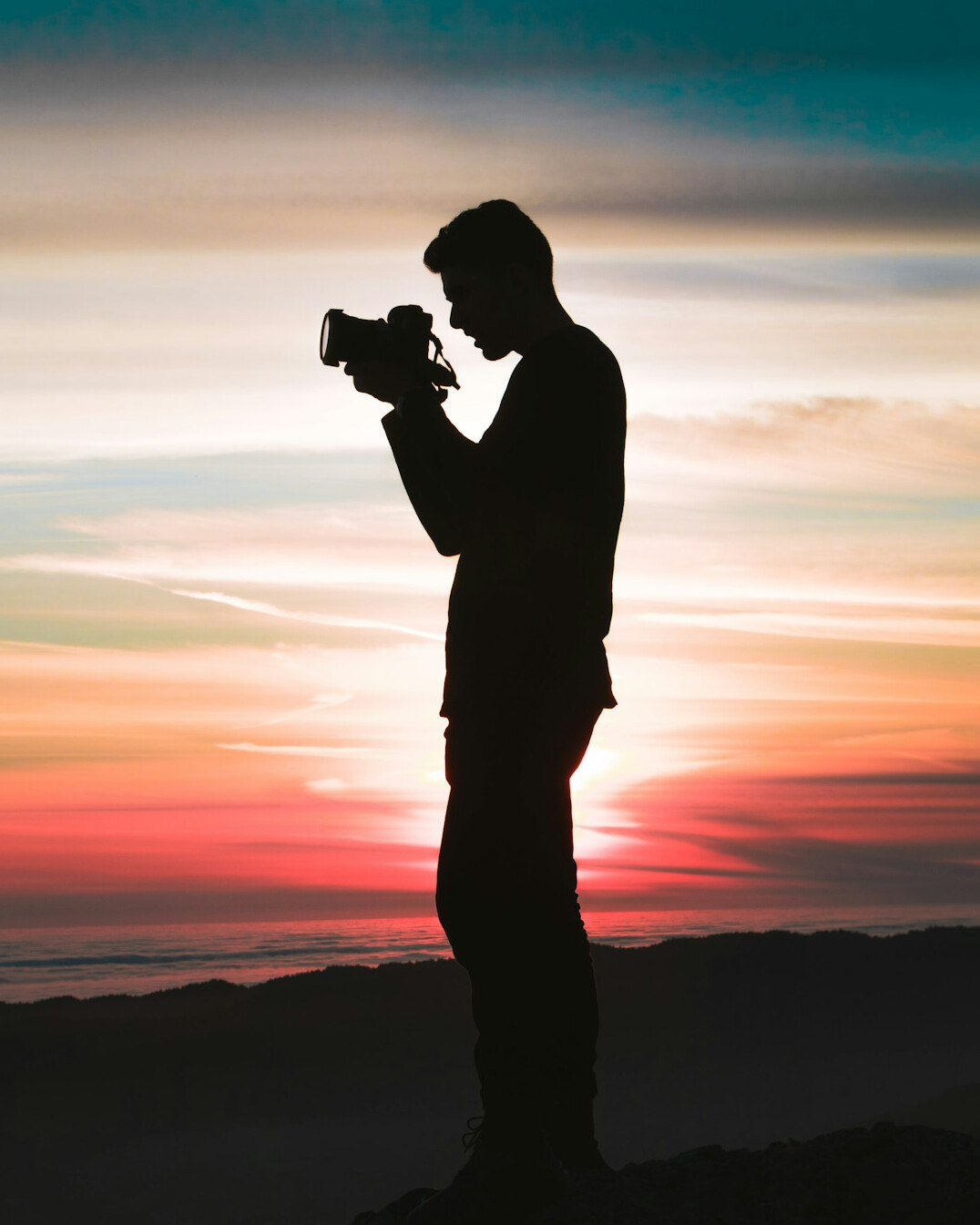 photographer capturing moment