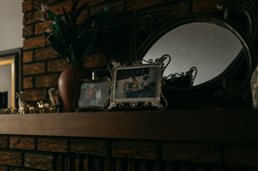 family portrait at home