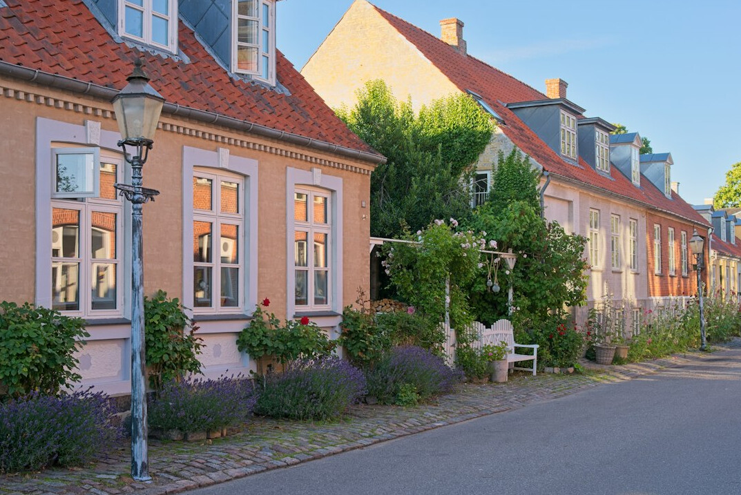 family in danish village